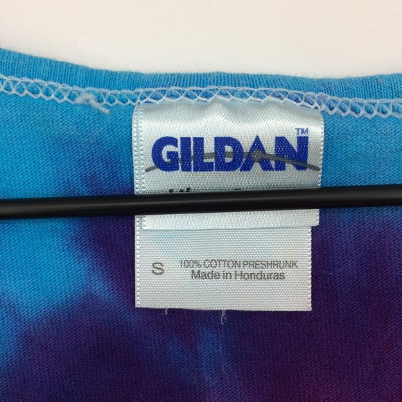 Tie Dye Blue Green Yellow Red Purple Orange Tank - Picture 3 of 3